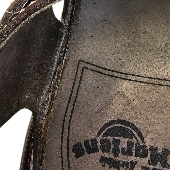 Dr. Martens Mens Vintage Fisherman Leather Sandals, Buckle, Brown, Size 10 - Picture 3 of 11